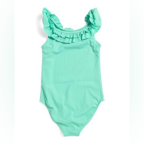 Feather 4 Arrow Ruffle Rib One-Piece - NEW! Size 5 - Picture 2 of 7